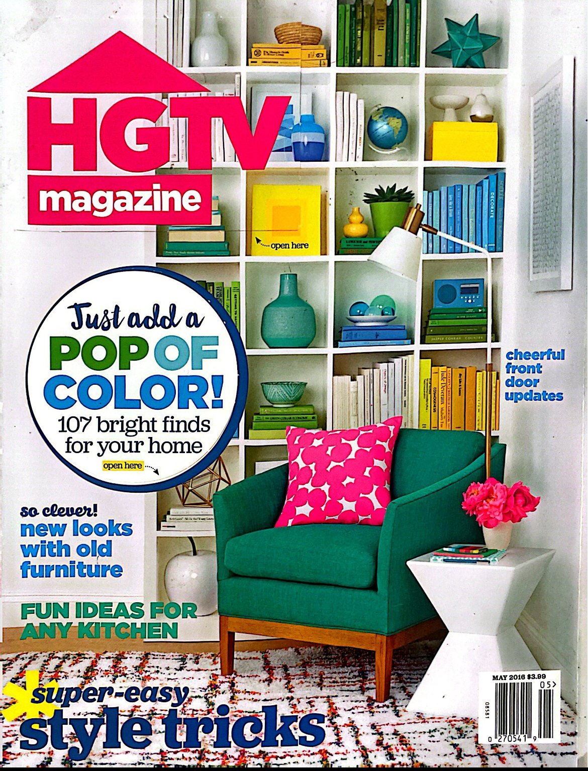 Cover of HGTV Magazine, May 2016 issue